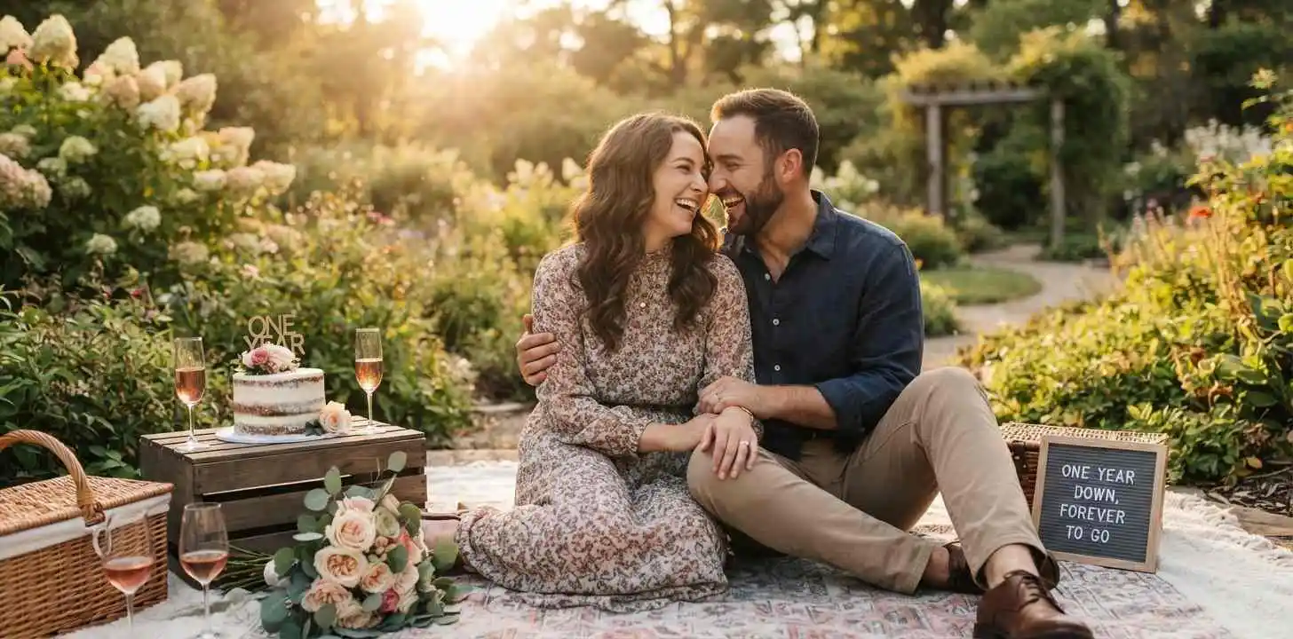First Anniversary Captions